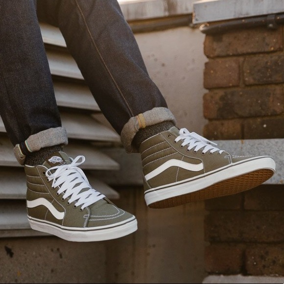 vans sk8 hi olive vans sk8 hi olive